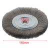 Abrasive Wire Wheel Diameter 150mm 6 Inch Crimped Wire Brush Edge Blending Metal Polishing Non-metal Polishing