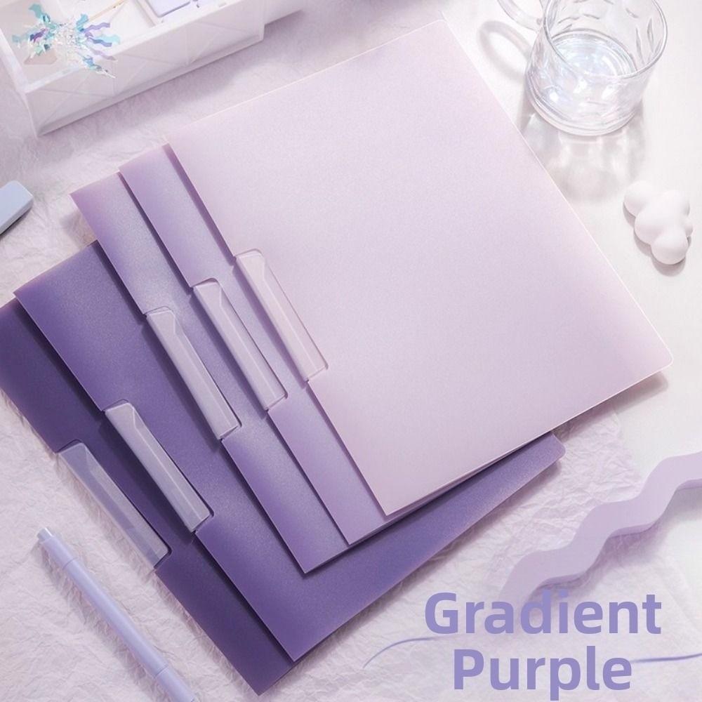 5Pcs Waterproof A4 File Folder Dustproof Paper Organizer Rotating Side Opening Folder  School Office
