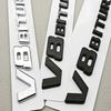 ZGAP4 3D ABS Chrome Logo V8 BITURBO Emblem Car Fender Side Badge Decal For Mercedes Benz AMG C63S C63 E63 G63 G500 Sticker Accessories