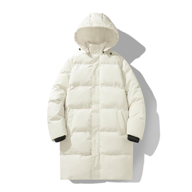 Men's Down Jacket Winter Jacket Cotton Jacket Couple Mid-length Men's Cotton Jacket Thickened Men's Cotton Jacket