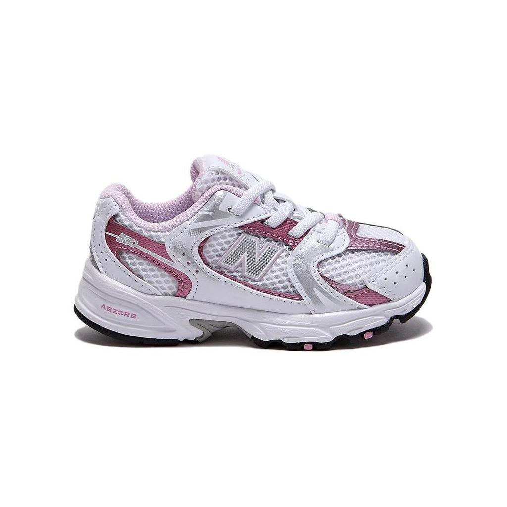 New Balance NB 530 Abrasion Resistant Low Top Toddler Shoes Silver Purple Infant And Toddler IZ530RK