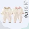 Nation's Top-Selling: Antibacterial Cotton Baby Bodysuit for Spring & Autumn - Long Sleeve, Perfect for Crawling & Home Wear.
