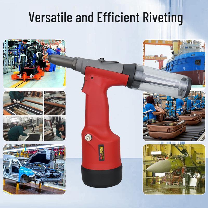 Gaobao Industrial-Grade Pneumatic Hydraulic Rivet Gun with Three-Jaw Design
