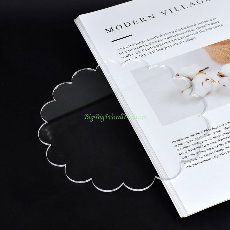 24TE Kuchendekorationswerkzeug Backzubehör Acrylmaterial 5 Größen zur Auswahl