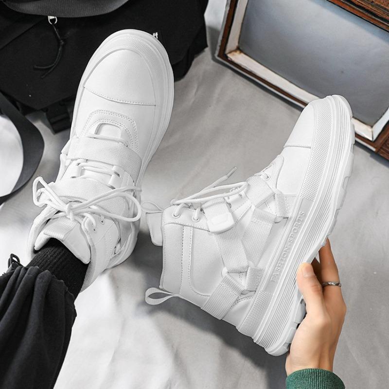 Shoes for Men Trend High Top Comfort Casual Sneaker  High Quality Versatile Breathable Men Platform Board Shoe Zapatillas Hombre