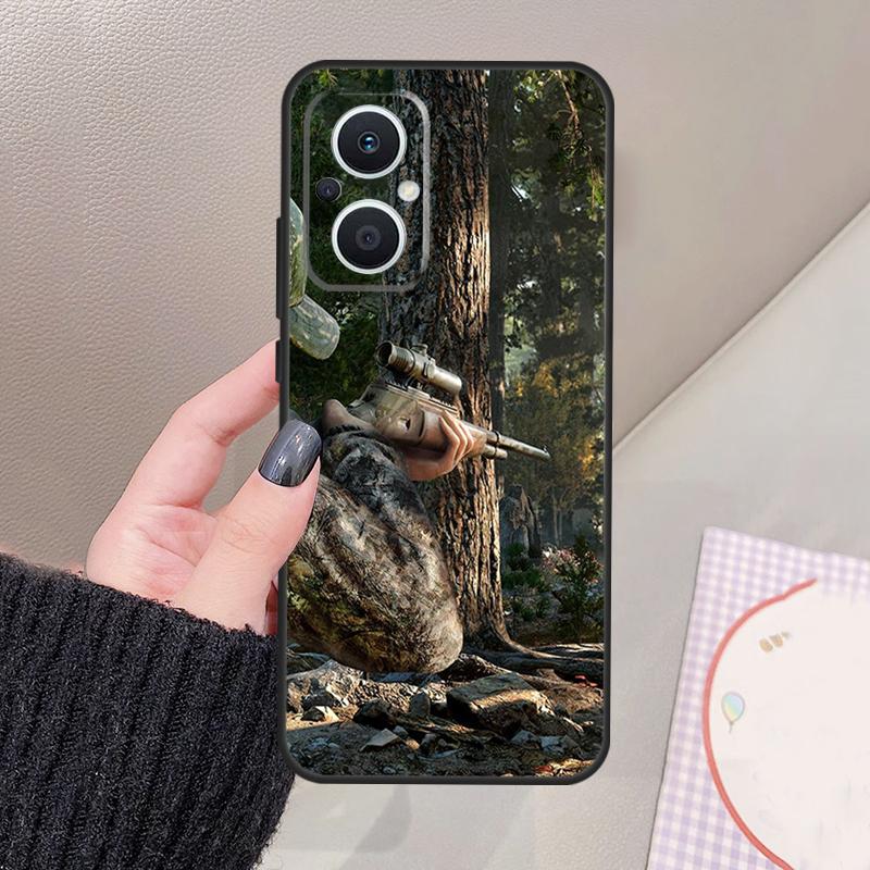 Hunting Animal and Fishing Man Funda For OPPO Reno 14 10 11 12 13 Pro 12F 11F 13F 14F 7 8 Lite OPPO Find X9 X8 X6 Pro Case
