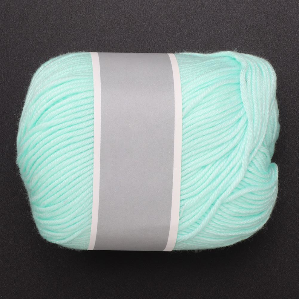 Popular Baby Milk Thread Thick Milk Cotton Line Manual Weaving(bluish Yellow)