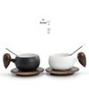 Nanshan Ceramic Egg-shaped Coffee Cup Set