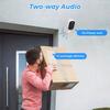 4MP Solar-Powered WiFi Outdoor Surveillance Camera with Night Vision and Baby Monitor Features
