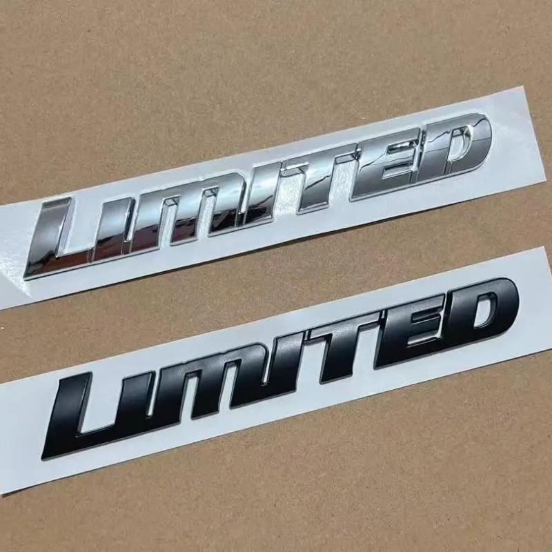 1X Universal Car LIMITED Edition Emblem Car Body Decoration Sticker 3D Car Trunk Badge Sticker ABS Auto Exterior Accessories
