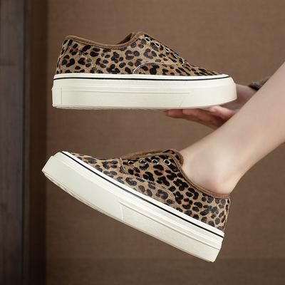 Single Thick-soled Height-increasing Shoes, One-foot Lazy Shoes for Women