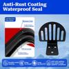 25 Pack Metal Roof Snow Guards - Alloy Steel Standing Seam Snow Stoppers with Seal Gaskets Screws Prevent Snows Ice Avalanches