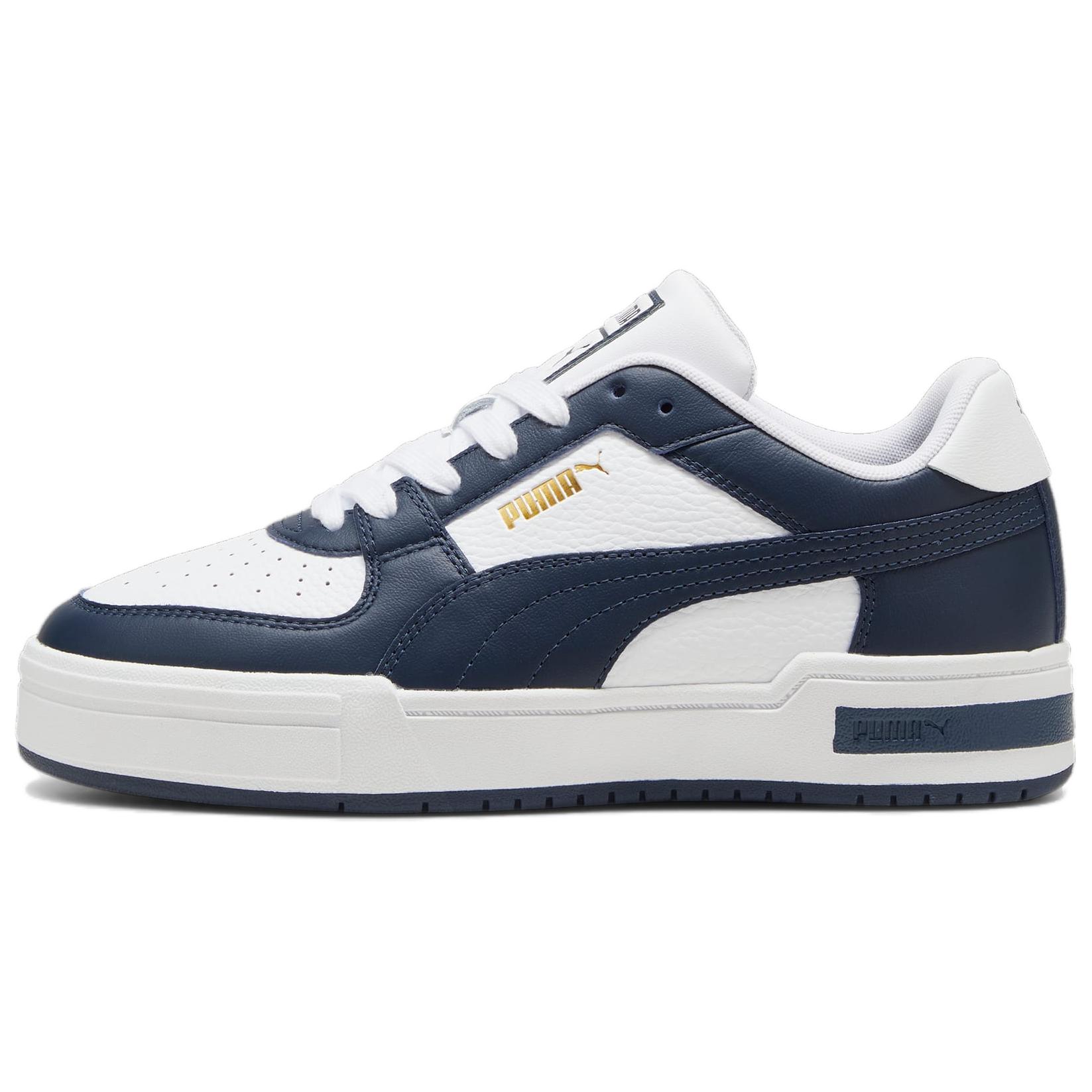 

PUMA White Navy Colorblock Low-Top Unisex Sneakers 380190-62 EU 37