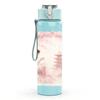 1PC Lady Pagoda Ink Wash Painting 750ml Color Plastic Sports Water Bottle Leakproof Flip Straw Lid For Sports Office Home Use
