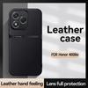 Plain PU Leather Magnetic Case for Honor 400 Lite Protective Cover Hard Back Coque Capa Shell Fundas