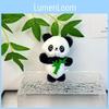 Adorable Plush Keychain Bamboo Leaf Panda Doll Cute Gift For Friends And Family