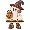 Fun Shape Halloween Wooden Ghost Signs Handmade Ghost Table Ornament  Bedroom Decor