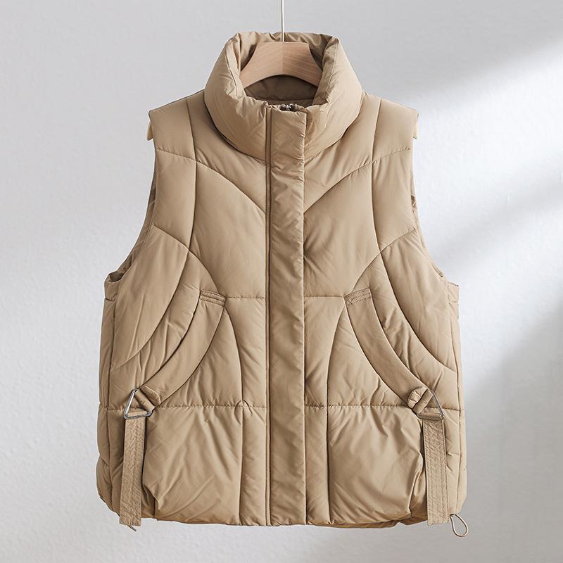 European down cotton clothes, vest women's loose thickened short, with autumn and winter new Korean foreign style vest vest vest vest