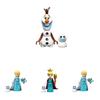 Disney Princess Frozen Minifigure Anna Elsa Olaf With Scepter Lamp High-quality Diy Blocks Kit For Kids
