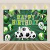 Football sports theme, birthday party, decorative background, surprise gift for boy, cake table banner, accessories2320