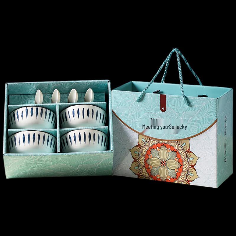 Wo Ding Japanese Style Ceramic Dinnerware Gift Set