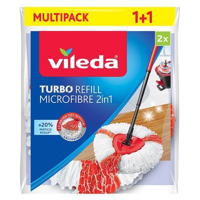 198227 Vileda Turbo 2In1 Refill 2 Pack