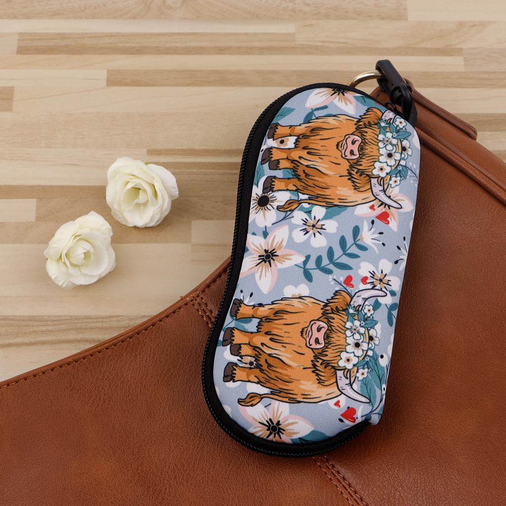 Cute Cat Rabbit Glasses Bag Portable Soft Case Reading Eyewear Case Fashion Storage Box Zipper Holder Sunglasses Box