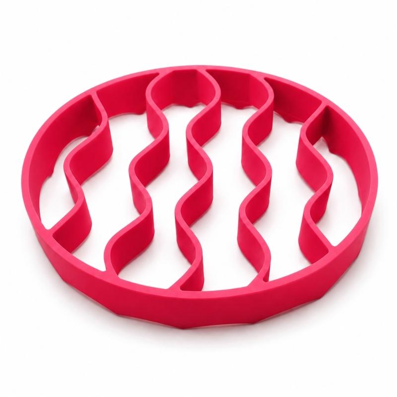 Silicone Open Rack Insert for Slow Cooker Use, Pot Bottom Lift Support for Soup, Porridge and Braised Dish Cooking Meal Use