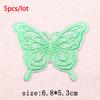 5Pcs/Lot Glitter Butterfly Bow Iron on Patches - Embroidered Patches on Clothes Bags Hats Jackets Decor