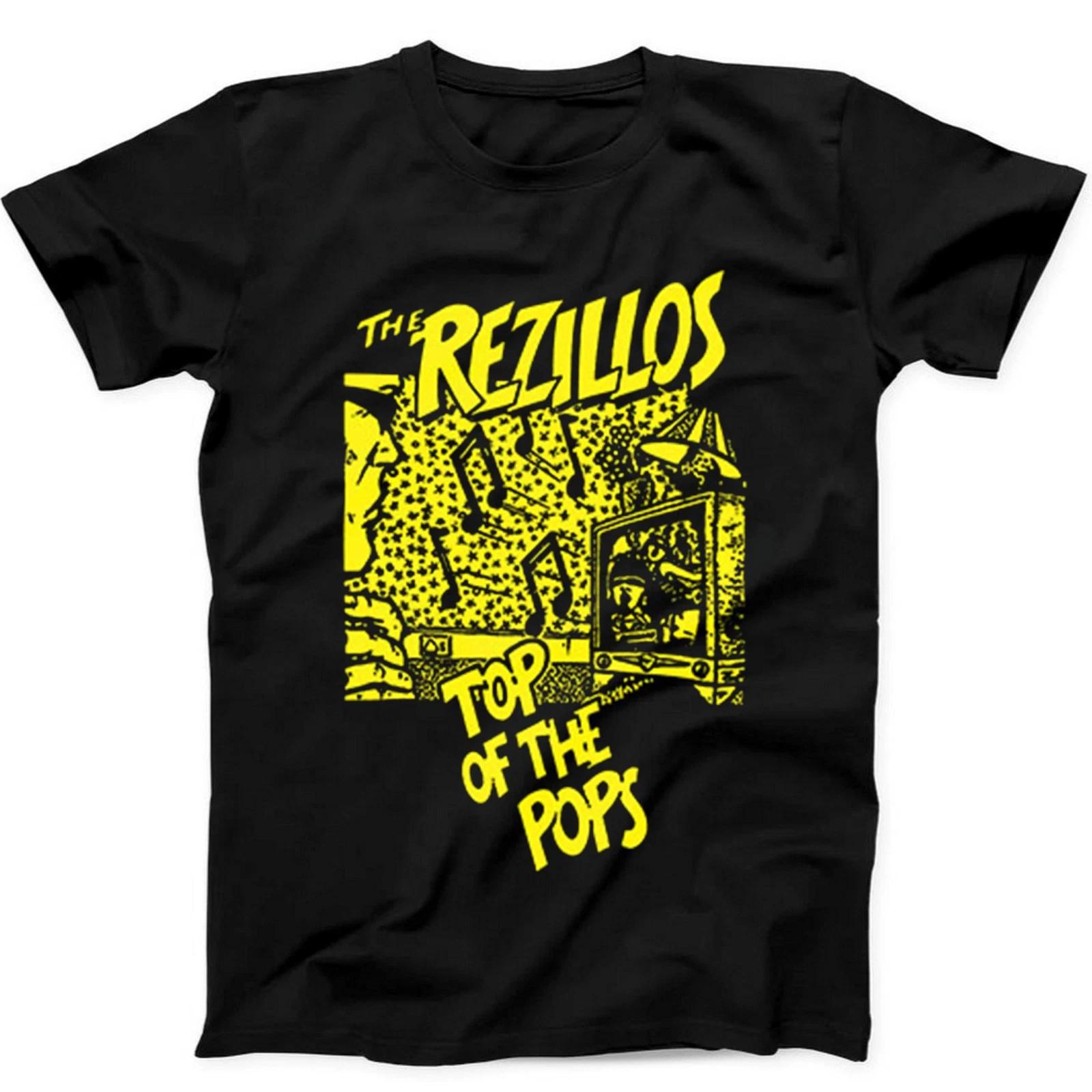 

Rezillos Top Of The Pops Music Retro Gift Tee Black T Shirt 485 S