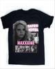 MaXXXine Retro 80er Slasher Horrorfilm T-Shirt für Herren Damen Vintage Mia Goth Kultklassiker Gra