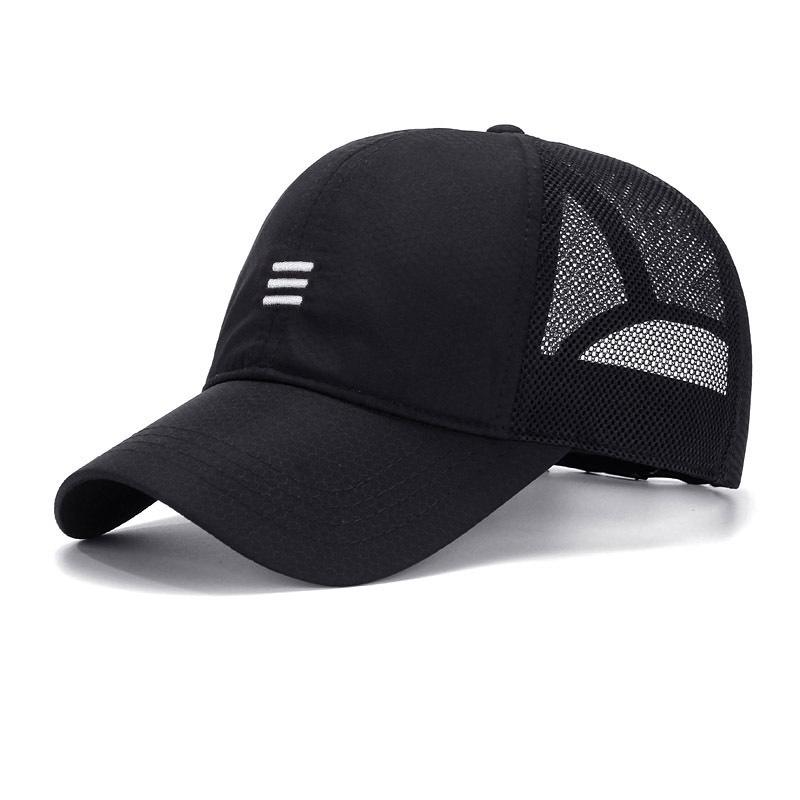 XL 65cm Taglia Grande Cappellino da Baseball Estivo in Rete da Uomo Asciugatura Rapida da Esterno Snapback Regolabile Cappellino Casual con Visiera a Becco per Protezione Solare