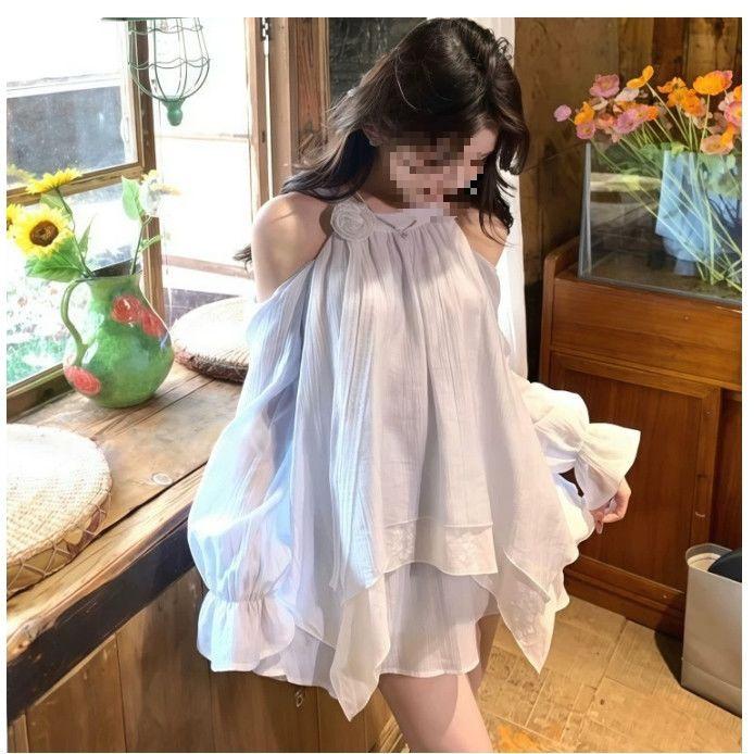 2026 Spring French Style Elegant Sleeveless Vest & Flower Bud Skirt Set 2XL 130-140