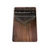 The Warmth of Natural Wood and Soothing An Folk the 17 Keys "Kalimba" - Tones. Easy-to-start Instrument, Kalimba, (solid Type, Walnut).