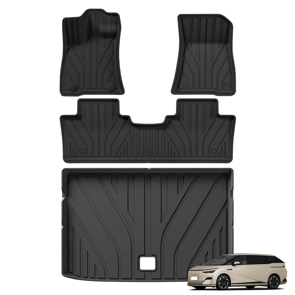 Smabee Left Drive for BYD Denza B5 2023‑2026 Fangchengbao/Leopard 5 TPE 3D Car All-weather Floor Mats Trunk Pad Accessories