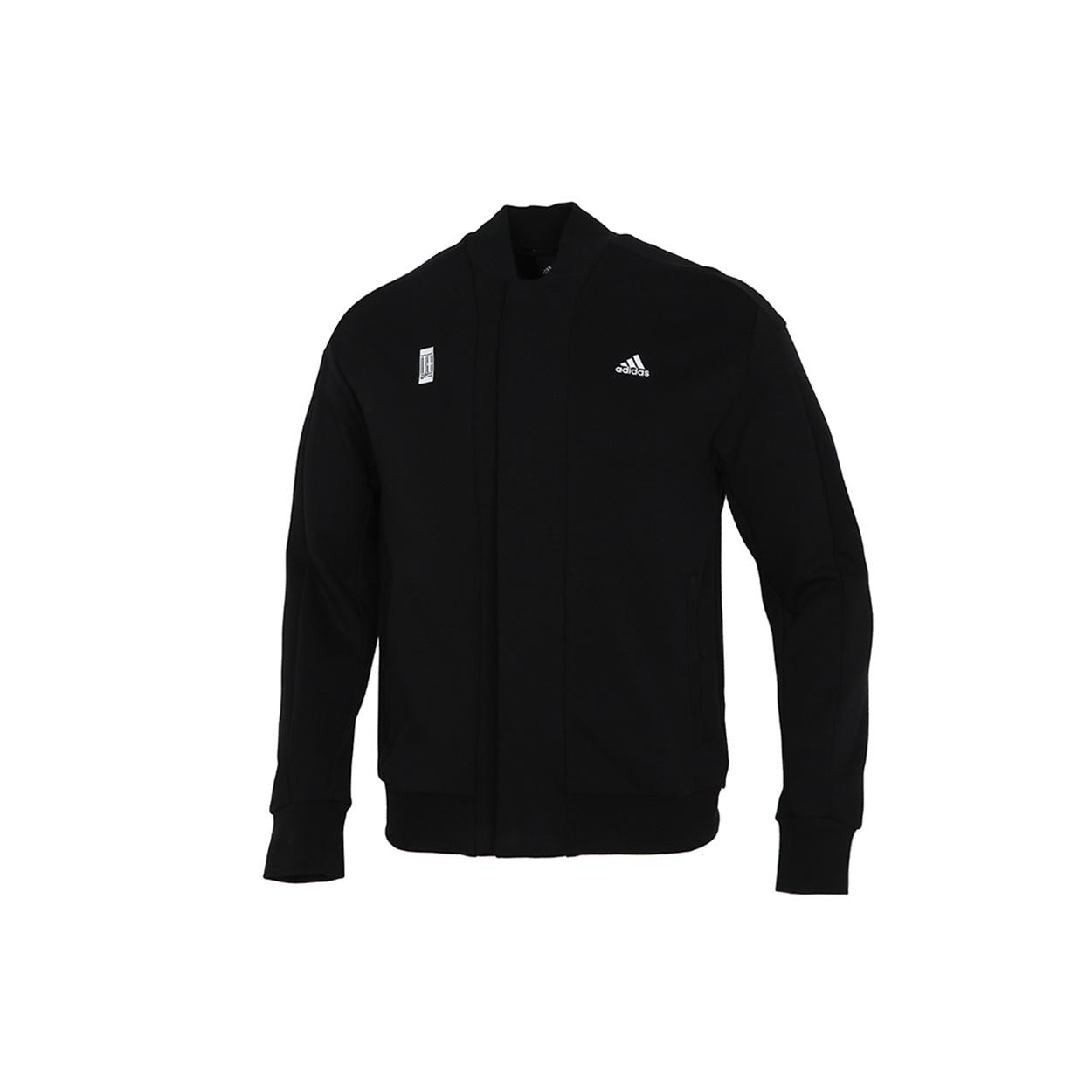 Men s adidas Martial Arts Series Logo Printing Sports Jacket Black H39208 XL