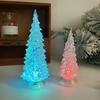 New Christmas Acrylic Xmas Tree Color Changing Led Night Light Lamp Home Decoration Christmas Tree Ornaments Navidad Wedding