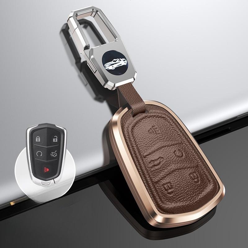 Подходит для чехла-брелока Cadillac Xt5 Xt4 Xt6 Atsl Ct6 Xts Металлический защитный чехол для ключа