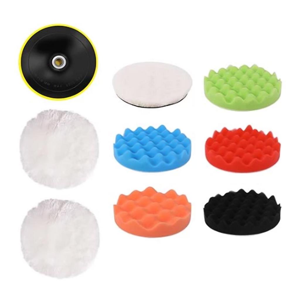 Electric Buffer Polisher 6 Inch for Polishing Sanding Waxing Variable Speed 600 3600RPM Detachable Handles with