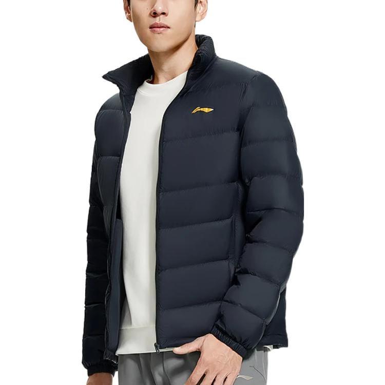 Li Ning Fitness Series Down Jacket Men's Black AYMS203-1
