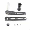 Aluminum Alloy Crankset CNC Machined Hollow Bike Lightweight 170mm Crank Arms for Cyclists,