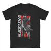 Herren Tekken Spiel T-Shirt Baumwollkleidung Vintage Kurzarm Rundhals T-Shirt Übergröße T-Shirts