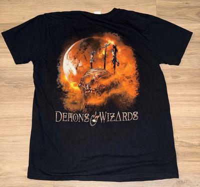 Demons & Wizards Tribute Graphic Tee Heavy Metal Rock T Shirt Unisex T-Shirt