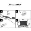 Flat Screen Net Fixings Clips Ring Loop Tie Down Hook Part Fixings D-type Pull Ring  SUV Pickup