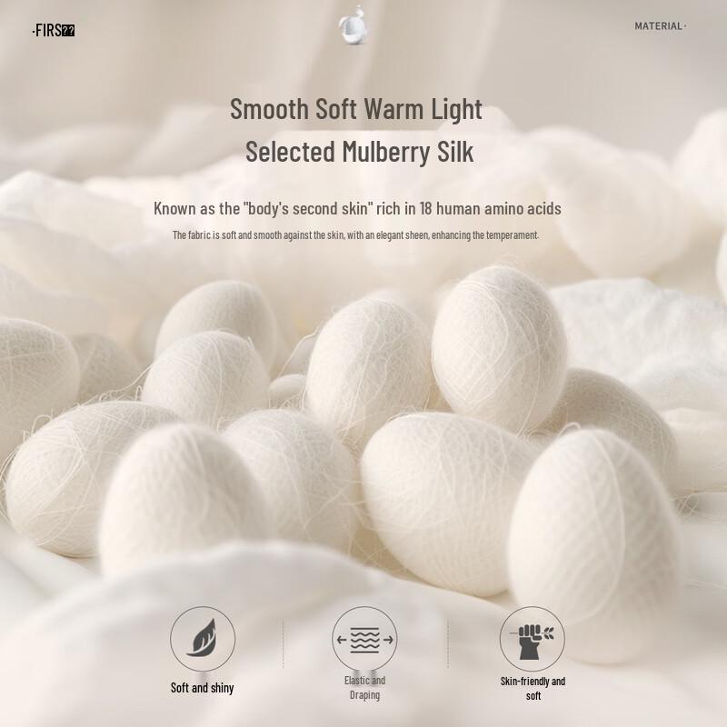 Men's Cashmere Mulberry Silk Blend Long-Sleeve Polo Shirt