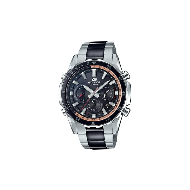 

Casio EDIFICE Solar Six Bureau Radio Racing Dashboard Waterproof Simple Fashion Business Quartz Movement Stainless Steel Strap EQW-T670SBK-1APRD чёрный