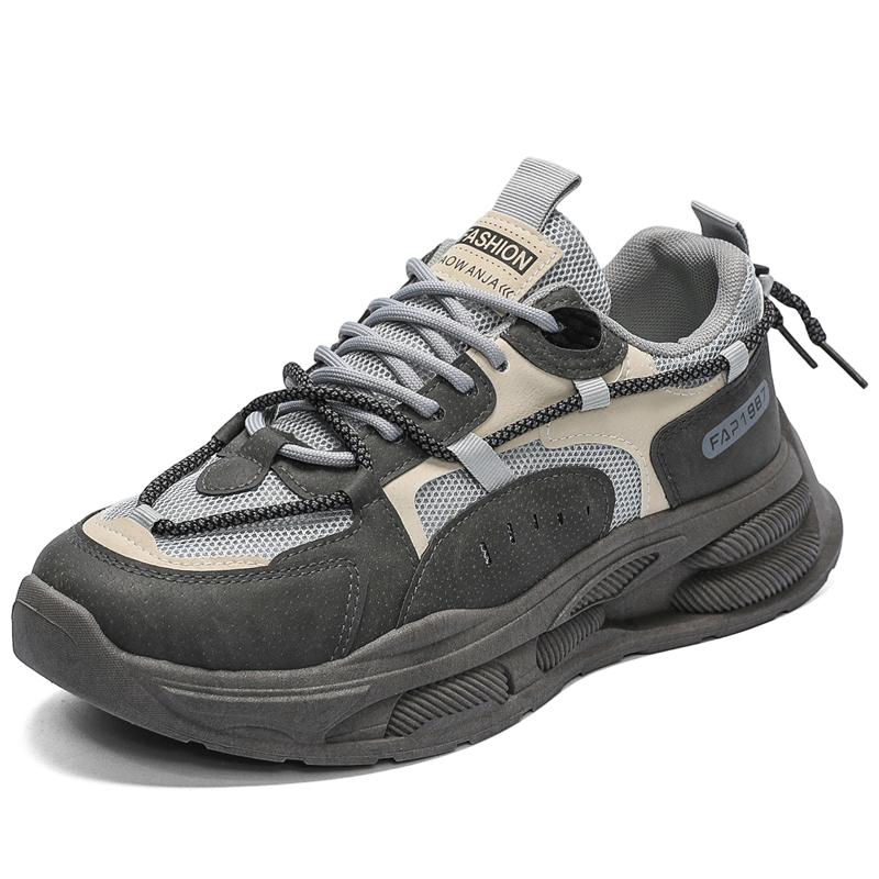 Fashion New Summer Mens Sports Running Shoes Casual Versatility Breathable Heightened Sneakers Comfortable Lace-up Shoes Tenis Masculino