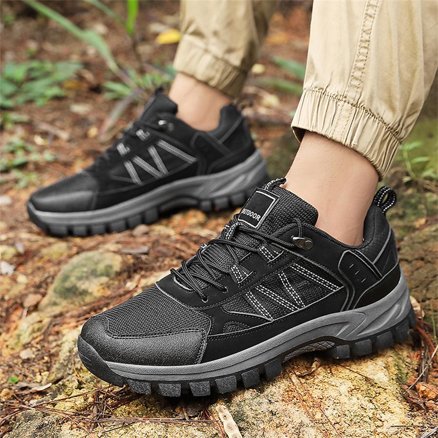 2025 Autumn and Winter New Men's Shoes Popular Sports Shoes Men's Large Size Outdoor Hiking Shoes Men's Casual Men's Shoes Non-slip