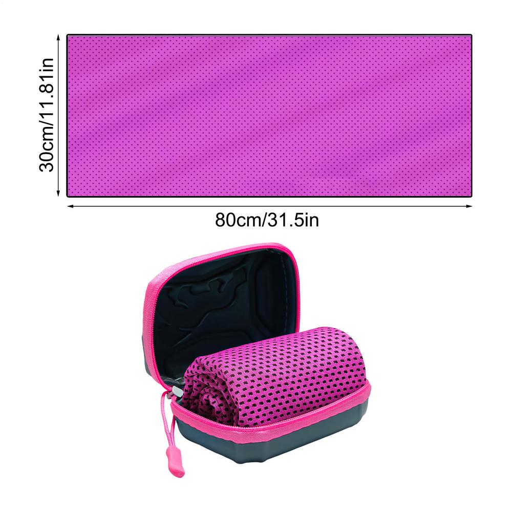 Cool Towel 12x31 Inch Breathable Instant Quick Drying Cool Towels For Extreme Heat For Men Women Runners Gym Workout Home