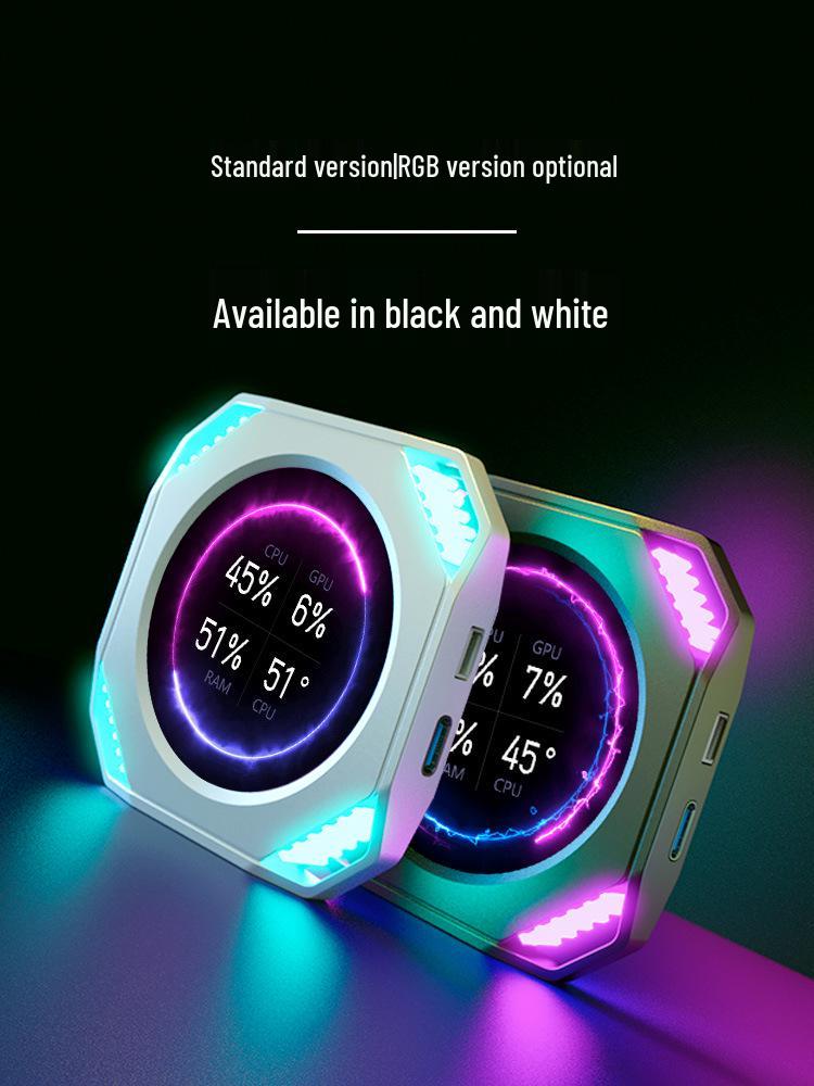 DIY Theme DR21 2.1-Inch Water-Cooled Sub-Screen with USB Direct Monitor Connection